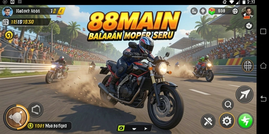 Screenshot dari gameplay 88MAIN yang sangat seru.