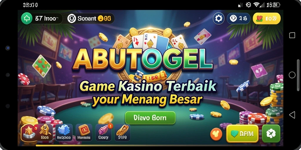 Screenshot gameplay ABUTOGEL menampilkan pengalaman bermain Kasino yang mendebarkan.