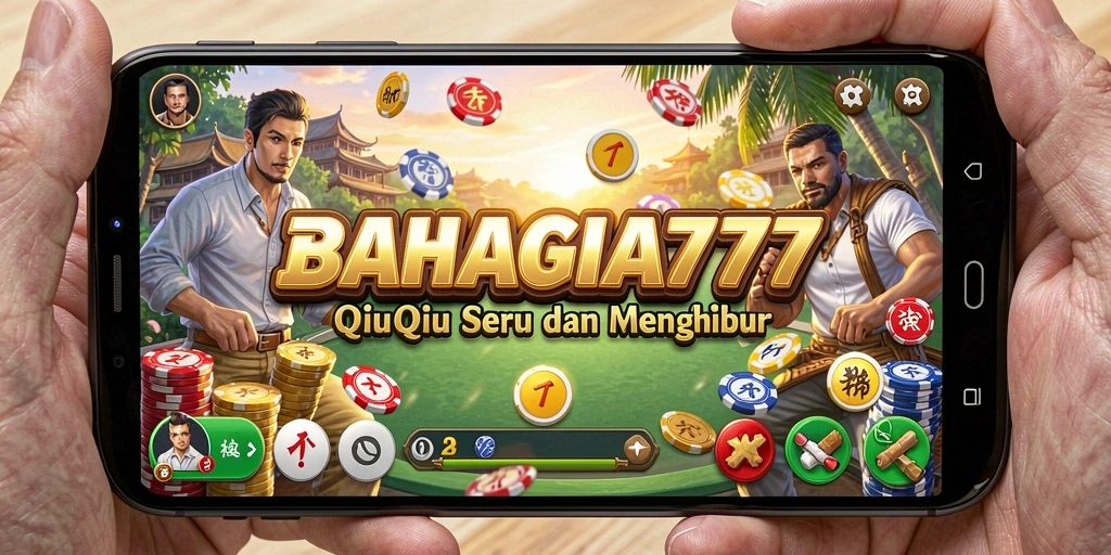 Screenshot BAHAGIA777 menampilkan gameplay QiuQiu yang seru.