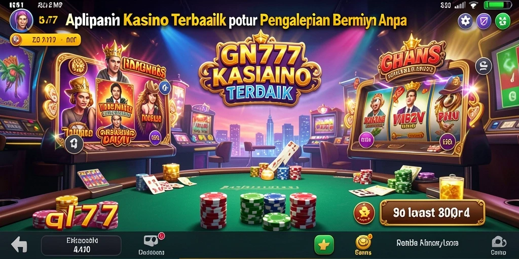 Tampilan gameplay kasino GN777 yang menakjubkan dan penuh aksi.