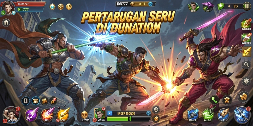 Tampilan gameplay <strong>IDN777</strong> yang penuh aksi dan ketegangan.