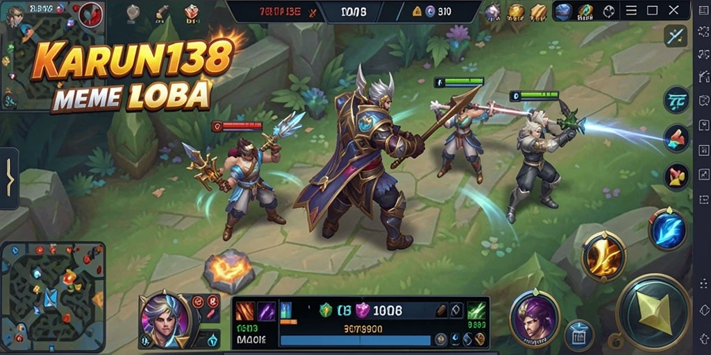 Gameplay seru dari KARUN138 di arena MOBA.