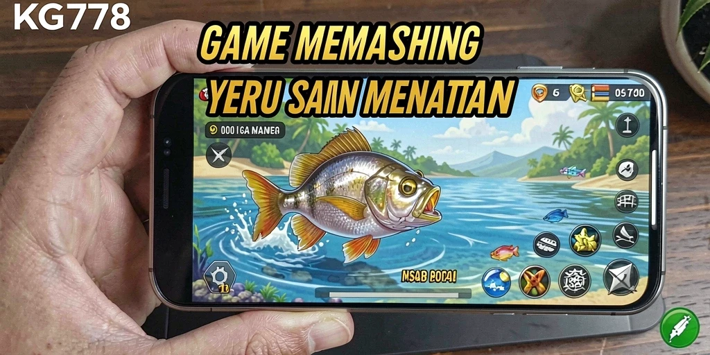 Tampilan gameplay seru saat menangkap ikan di KG778.