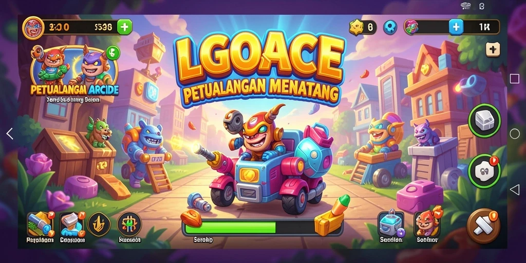 Tampilan gameplay LGOACE yang seru dan menantang untuk dimainkan.