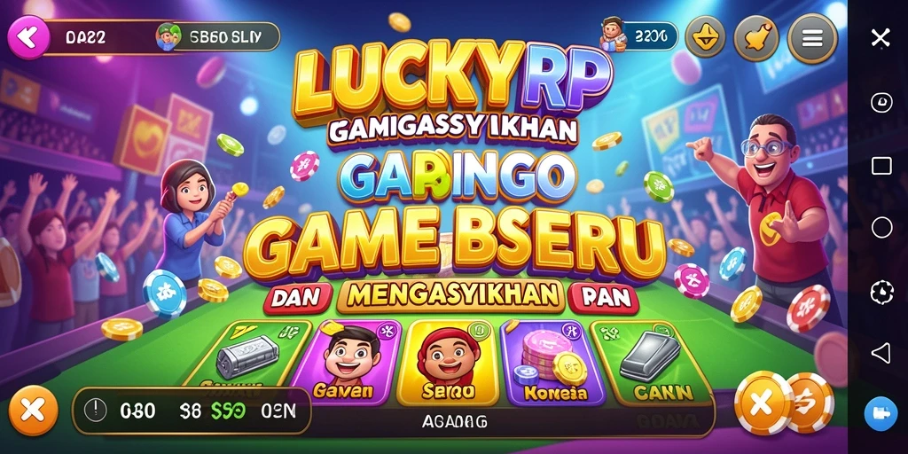 Tampilan gameplay Bingo yang mengasyikkan di LUCKYRP.