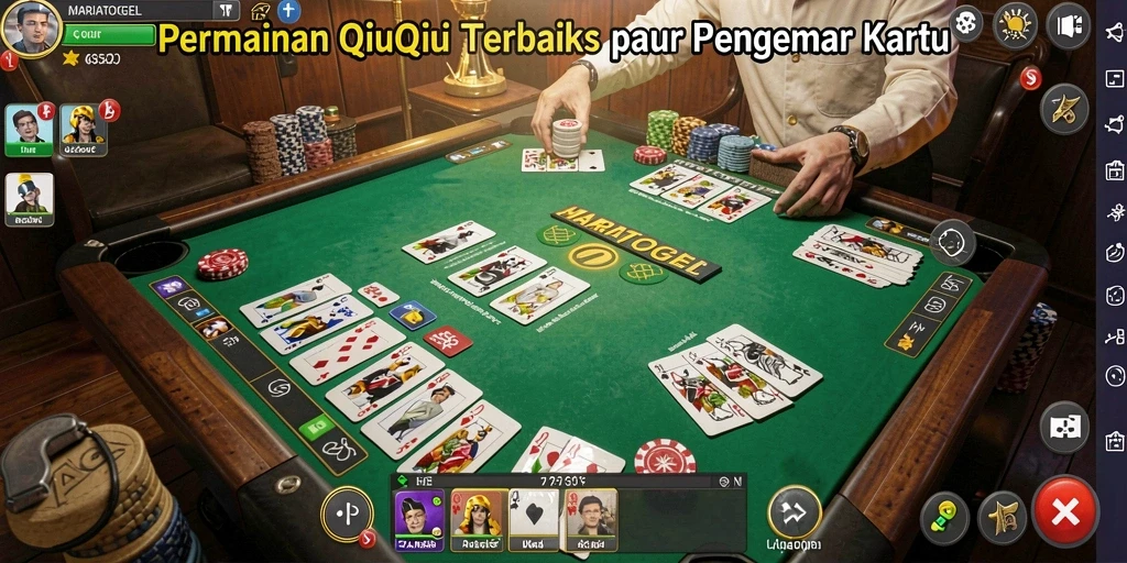 Tampilan screenshot permainan QiuQiu yang seru dan mendebarkan.