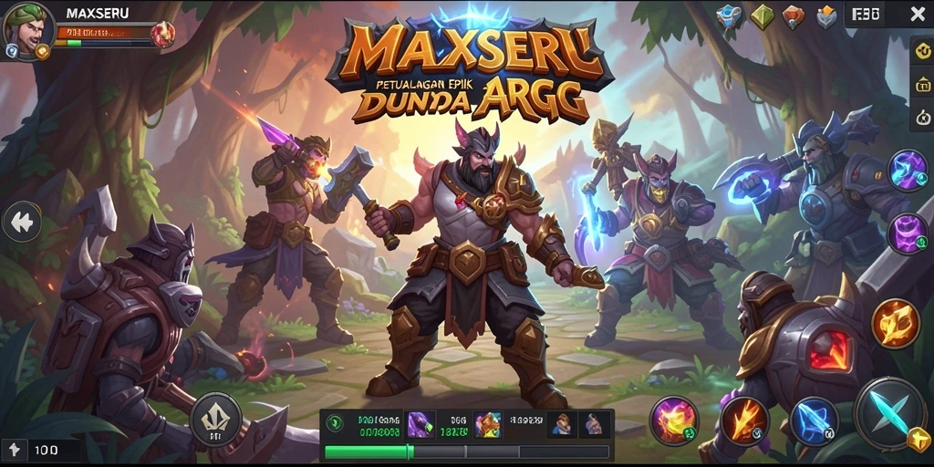 Tampilan mengesankan dari gameplay <strong>MAXSERU</strong> yang memukau dan penuh aksi.
