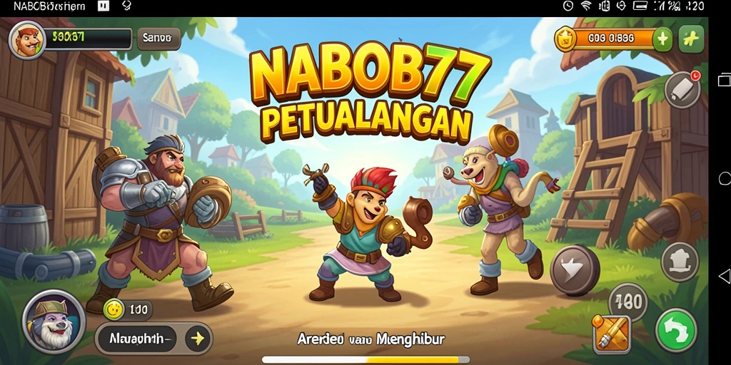 Screenshot game NABOB77 menampilkan aksi seru dalam permainan Arcade.