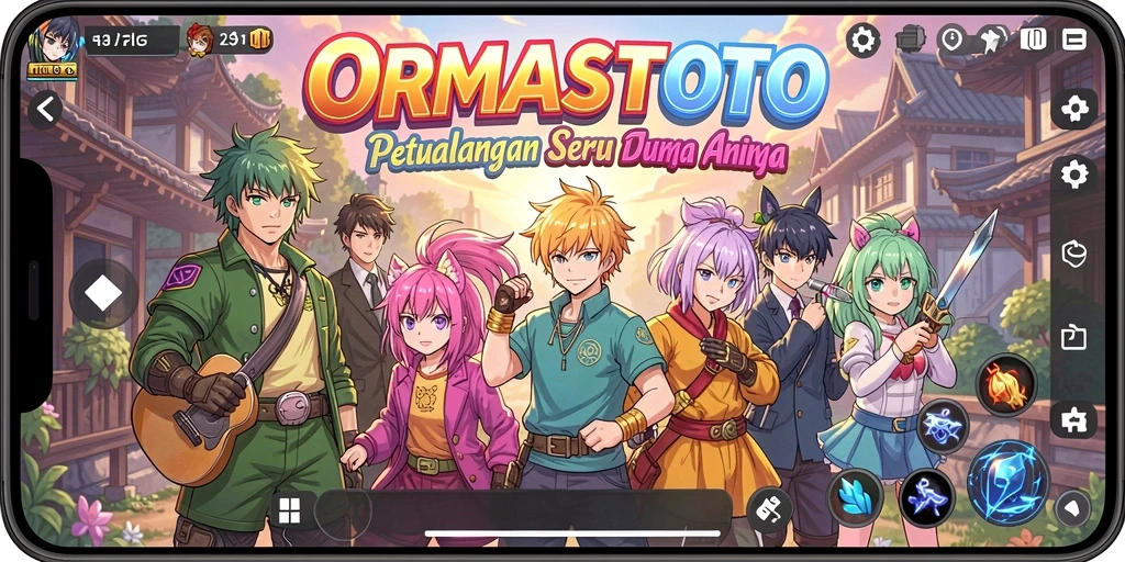 Tampilan indah dari gameplay ORMASSTOTO yang memukau.
