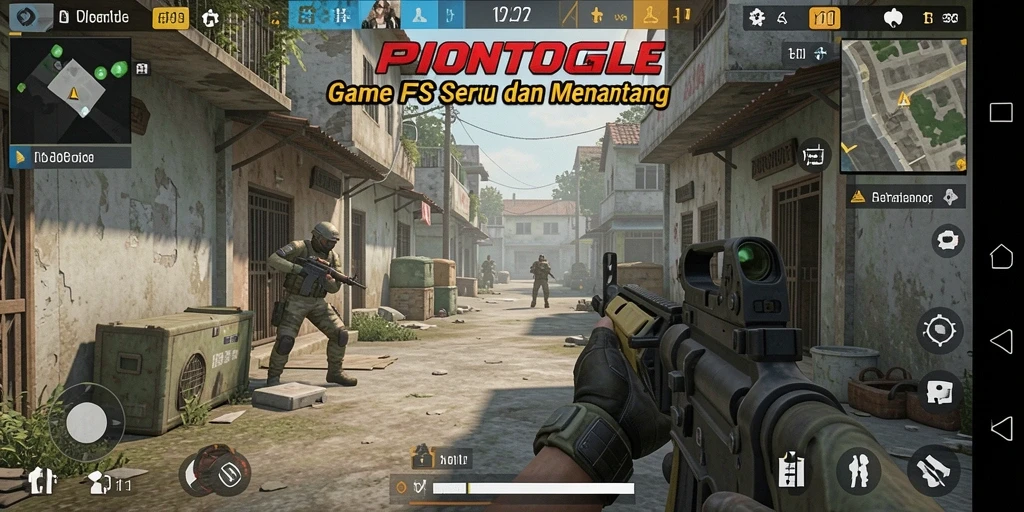 Gameplay PIONTOGEL yang intens dan mendebarkan.