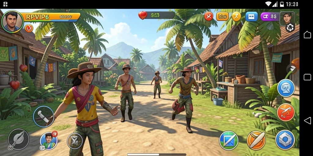 Tampilan gameplay RPVIP6 yang menakjubkan dan interaktif.