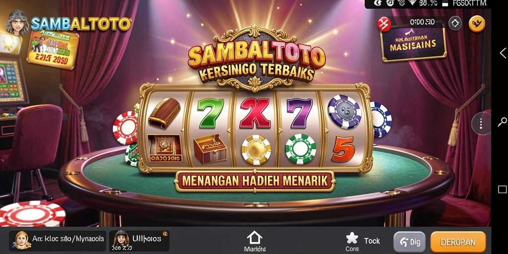 Screenshot SAMBALTOTO menampilkan gameplay kasino yang seru.