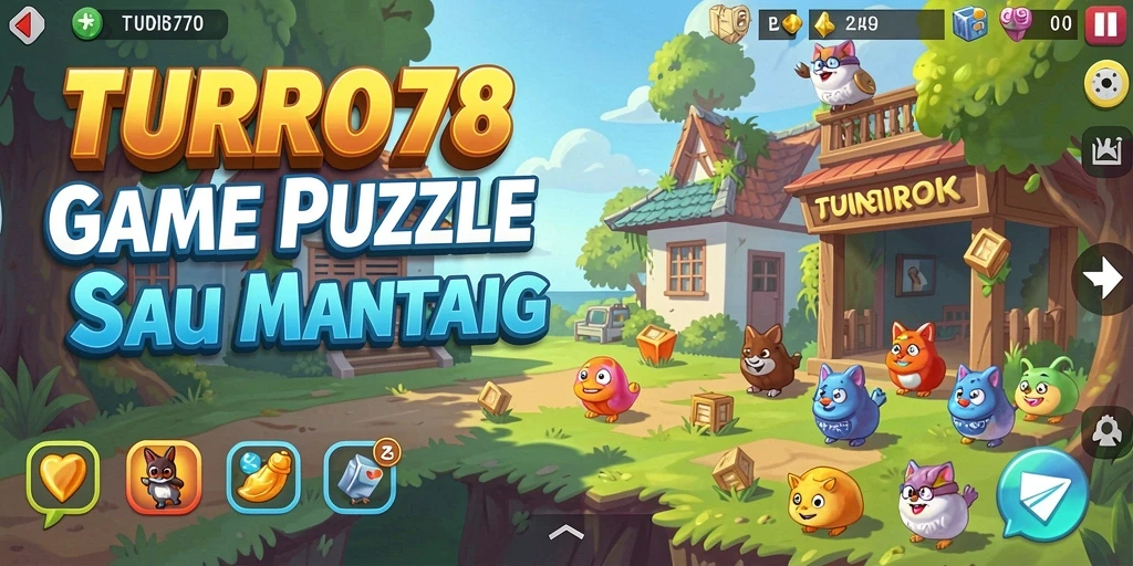 Gameplay TURBO78 yang seru dengan berbagai puzzle menarik.