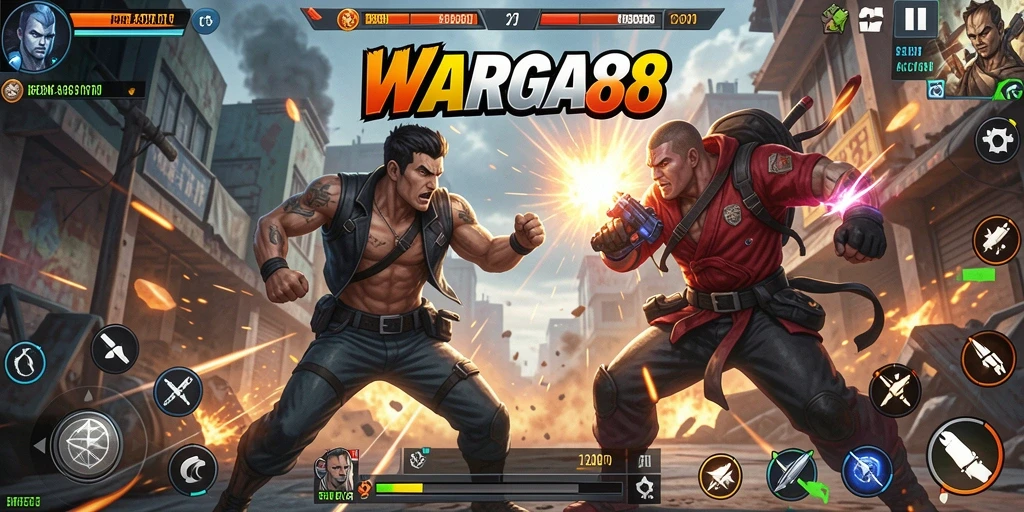 Tangkapan layar gameplay seru di WARGA88.