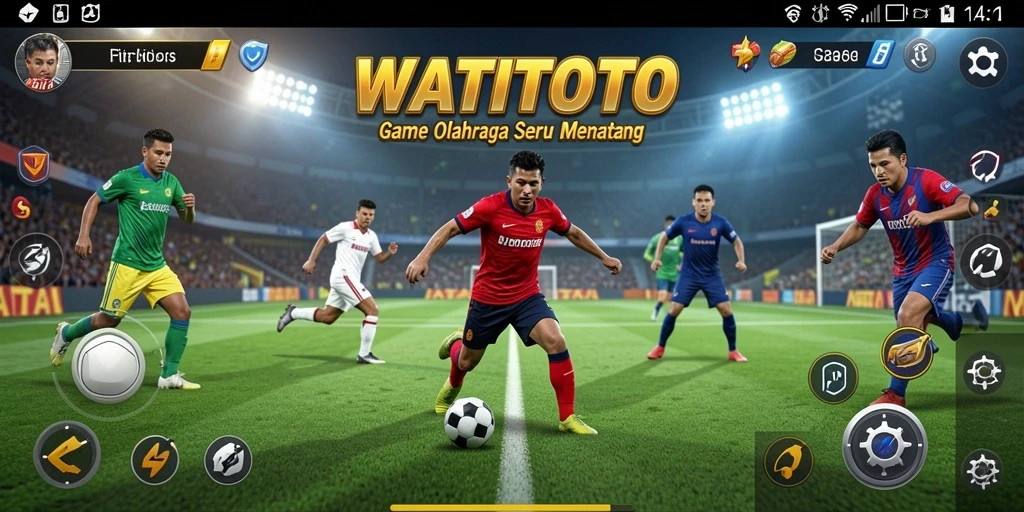 Tampilan gameplay seru dan kompetitif dalam WATITOTO