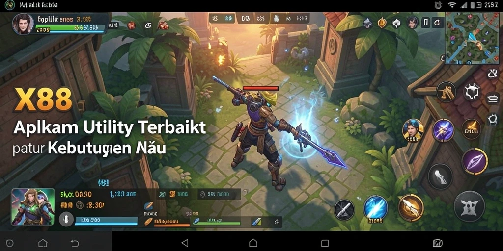 Screenshot utama X88 menunjukkan fitur pengingat yang sederhana dan menarik.